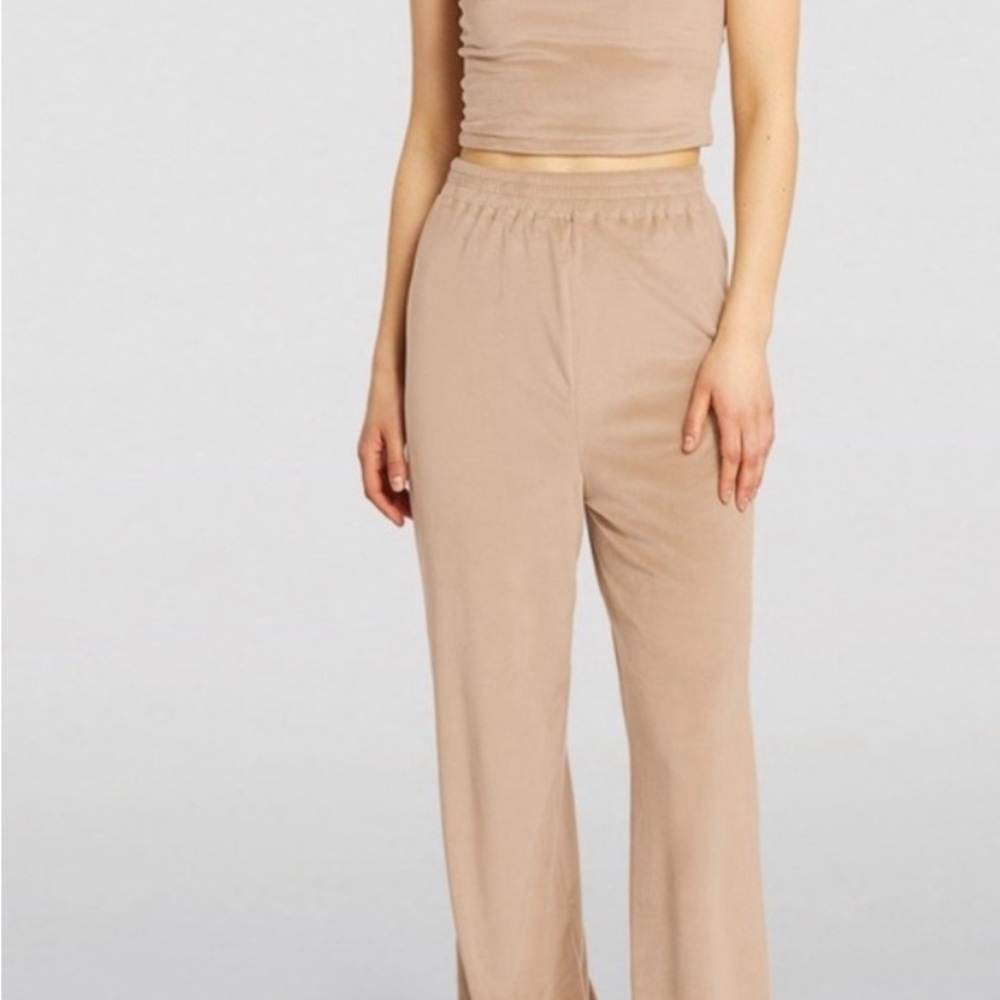 Skims Velour Wide Leg Pants